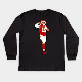 Mahomes 15 hoodie Kids Long Sleeve T-Shirt